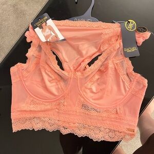 Rachel Peach Lace Bralette